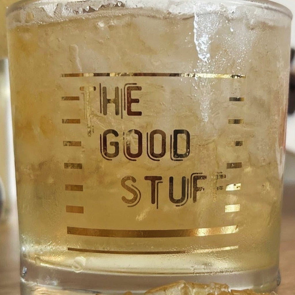 The Good Stuff 10oz rocks glass