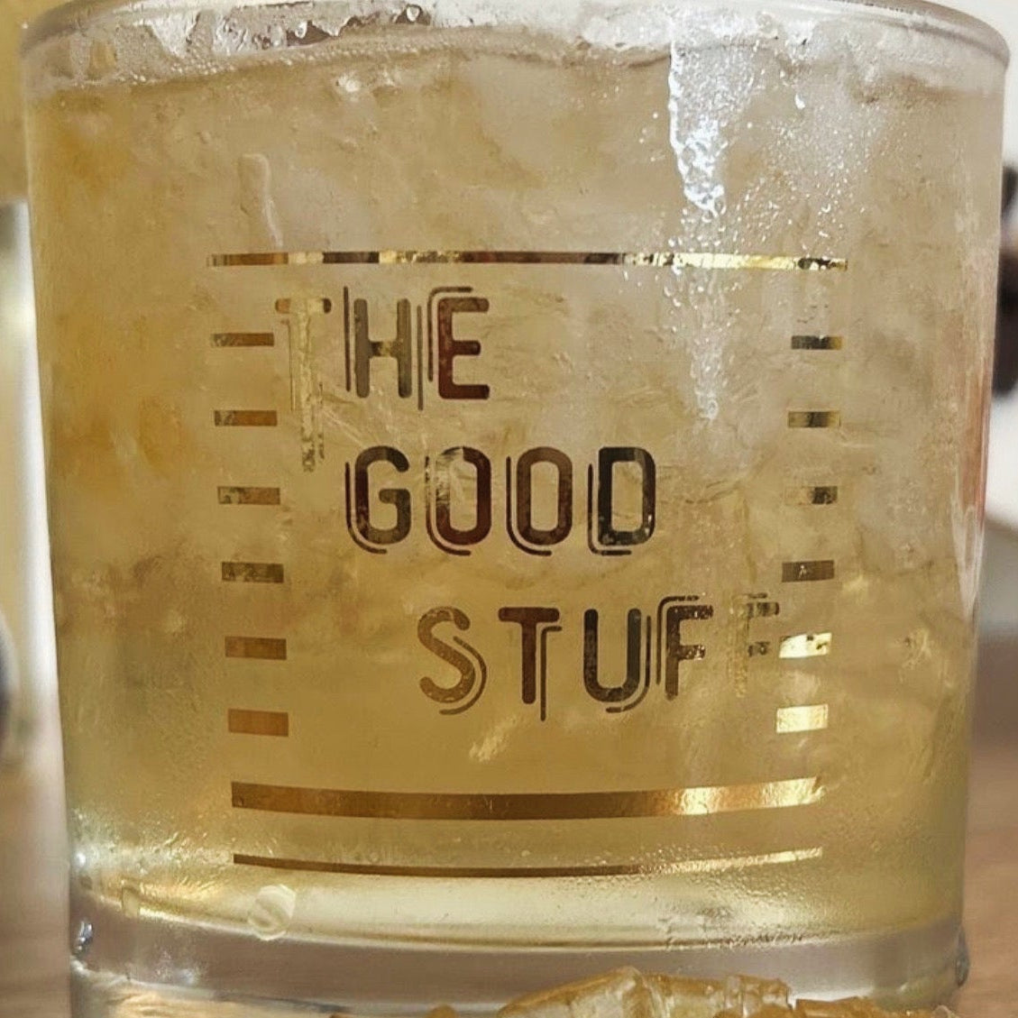 The Good Stuff 10oz rocks glass